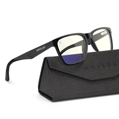 ANYLUV Blue Light Glasses for Men & Women Stylish Blue Light Blocking Glasses UV400 Protection & Anti Eyestrain Eyewear