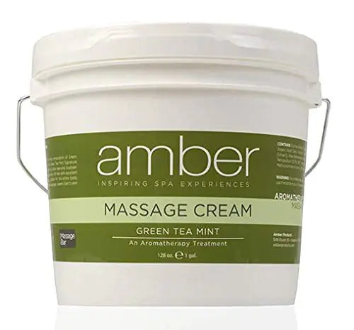 Amber Massage & Body Green Tea Mint Massage Cream
